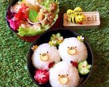 5月14日 蜂くまおにぎり 弁当 詰め方作り方10写真