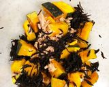 簡単!かぼちゃとひじきの和え物作り方3写真