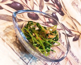 豆苗と鮭フレークのお浸し作り方4写真