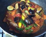 鮭うま煮と季節野菜のラタトゥイユ丼作り方4写真