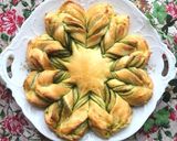 横浜発♡抹茶の花型パン作り方13写真