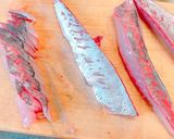 中骨抜き不要！5枚下ろしで鯵の刺身作り方2写真