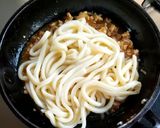 モヤシ鶏そぼろのうどん作り方8写真