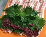 豚バラ肉のぐるぐるシソ巻き作り方4写真