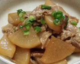 簡単・美味しい♪大根と豚バラの甘辛炒め作り方4写真