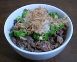オクラおろし牛丼作り方5写真
