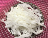 簡単！副菜♡大根と人参と錦糸卵の酢の物♡作り方3写真