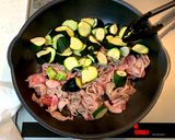 作り置き*ズッキーニと豚肉の甘辛炒め作り方4写真