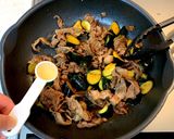 作り置き*ズッキーニと豚肉の甘辛炒め作り方6写真