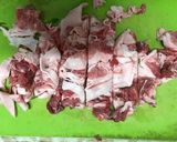 簡単♡豚カタ 豆苗・もやしのレンチン蒸し作り方3写真