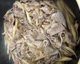 牛肉とごぼうの柳川風作り方4写真