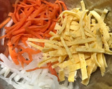 簡単！副菜♡大根と人参と錦糸卵の酢の物♡作り方6写真