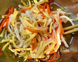 簡単！副菜♡大根と人参と錦糸卵の酢の物♡作り方7写真