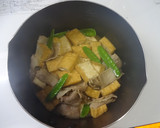 厚揚げと豚肉の煮物作り方3写真