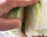 春雨と白菜のごま油風味中華スープ作り方3写真