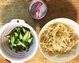 もやしとツナときゅうり和え物作り方1写真