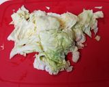 春キャベツとサバ缶の煮浸し作り方1写真