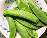 ミニトマトスナップエンドウ甘辛肉味噌炒め作り方2写真
