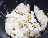 もち麦入りおにぎり えんどう豆と塩昆布作り方5写真