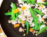 ミニトマトスナップエンドウ甘辛肉味噌炒め作り方9写真