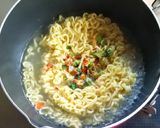 キャベツと豚そぼろの辛ラーメン作り方10写真