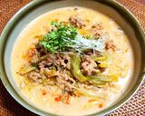 キャベツと豚そぼろの辛ラーメン作り方14写真