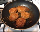 豆腐でふわふわ！家庭の味のハンバーグ♪作り方7写真