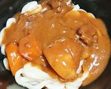 ★残りカレーのうどん★★めんつゆ　学食作り方2写真