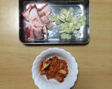 超簡単☆旨辛が旨い！キムチ風味の焼きそば作り方1写真