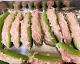 スタッフド☆スナップエンドウ(肉詰め)作り方6写真