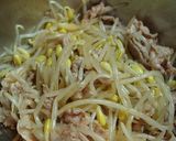 簡単おつまみ！豚肉もやしの和え物作り方2写真