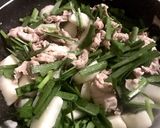 長芋と豚肉のバター醤油炒め作り方4写真