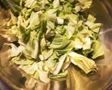 キャベツと豚肉の味噌炒め作り方1写真