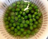 鍋で炊く◎色鮮やかなえんどう豆ご飯作り方3写真