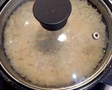 鍋で炊く◎色鮮やかなえんどう豆ご飯作り方5写真