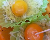 レンチン簡単☆シリコンカップで巣ごもり卵作り方4写真