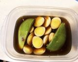 アボカドとウズラの卵の醤油漬け作り方2写真