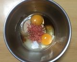 超簡単☆甘めなお味のたまごそぼろおにぎり作り方1写真