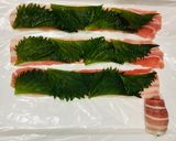 レンジ蒸し大葉豚肉巻きおろしぽん酢作り方2写真