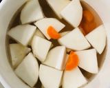 かぶキャベツ人参の味噌汁作り方2写真