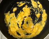 大葉乗せ納豆キムチ卵炒飯作り方2写真