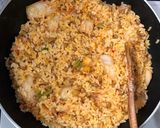 大葉乗せ納豆キムチ卵炒飯作り方5写真