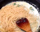 アボカドとサーモンのクリームパスタ作り方4写真