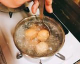 トロトロゆで卵を牡蠣だし醤油で作り方3写真