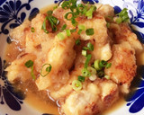 鶏ささみで！鶏唐揚げの甘酢みぞれ和え作り方7写真