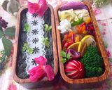 5月15日 レース海苔弁当 詰め方作り方12写真