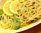 アボカドとサーモンのクリームパスタ作り方5写真