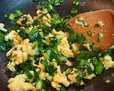 冷や飯消費【ニラ玉のカリカリしらす炒飯】作り方6写真