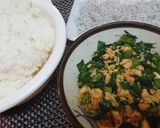 冷や飯消費【ニラ玉のカリカリしらす炒飯】作り方7写真