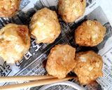 玉ねぎとツナ 豆腐の揚げシューマイ作り方4写真